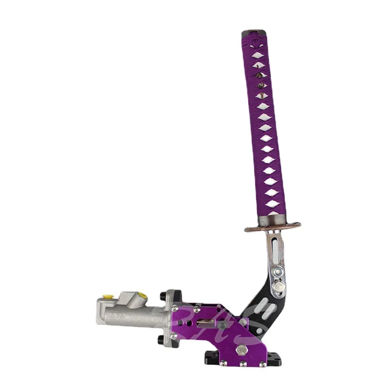 Universal Samurai Handle Hydraulic Handbrake - Adjustable Lever for Drift Racing & Rally, CNC Aluminum Alloy