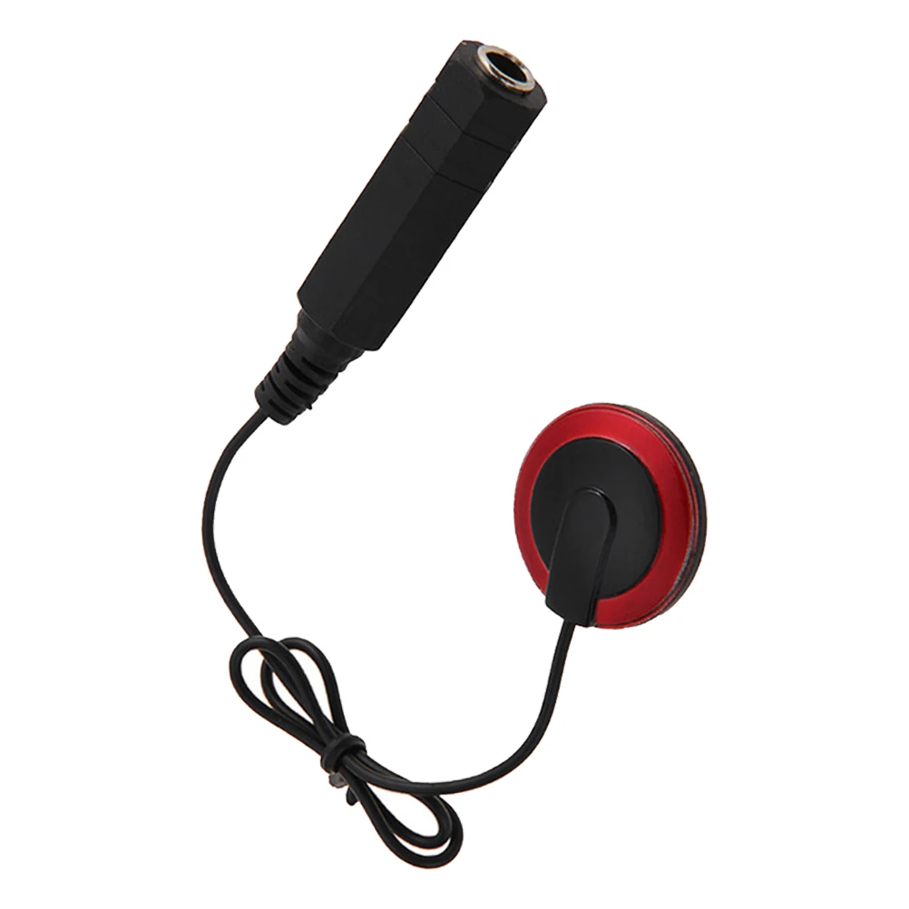 

1 set Eq Easy Adhesive Sound Guitar Sound Pickup Ukulele Hole Pickup Accessory For Guitar For Banjo Transducer