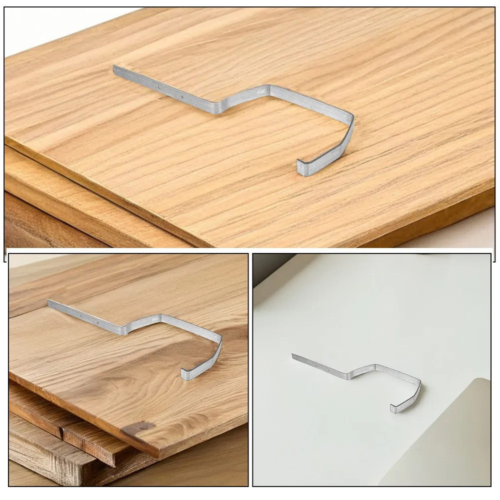 6Pcs Roof Gutter Brackets Heavy Duty Iron Gutter Support Bracket Metal Guttering Brackets for Rainwater Management and All