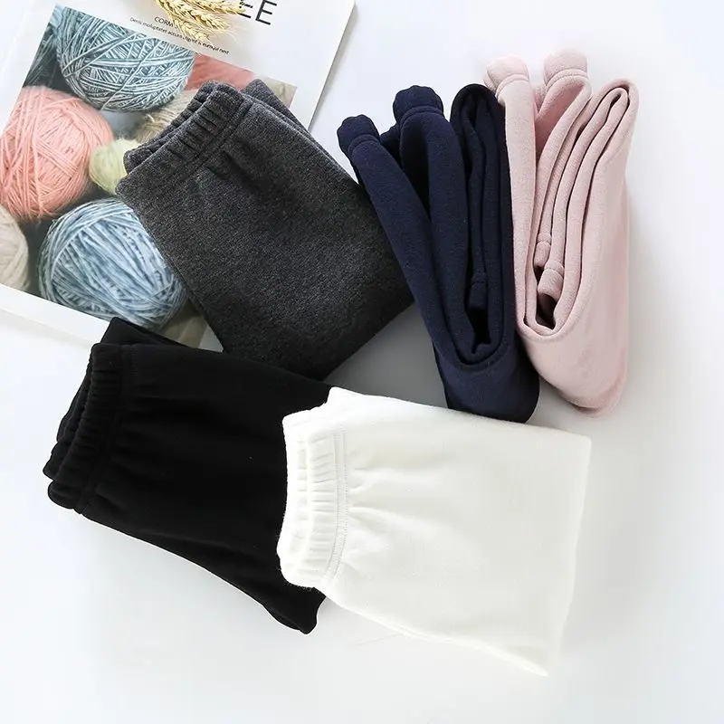 Sweet Girls Pants Children's Autumn Winter Thickened Trousers Warmth Boys and Girls Elastic Leggings Soft Comfortable Underpants