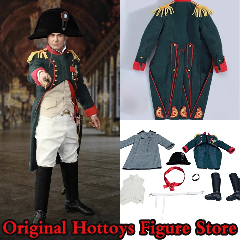 DID E60079 1/6 Scale Male Soldier Napoleon Clothes Accessories Pack Dark Green Military Uniform Fit 12-inches Action Figure Doll