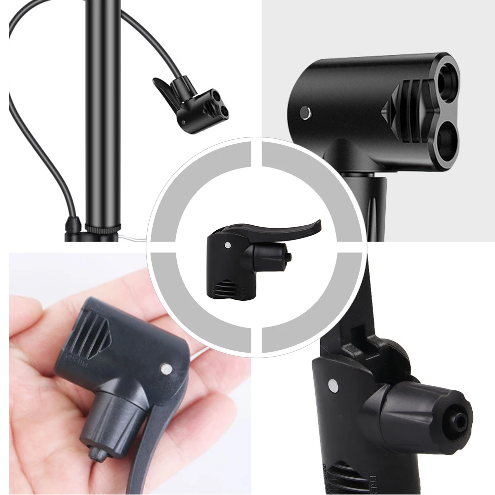 

3 Pcs Hose Gas Head Bicycle Accessories Nozzle Plastic Bike Pump Dual Valve Replacement