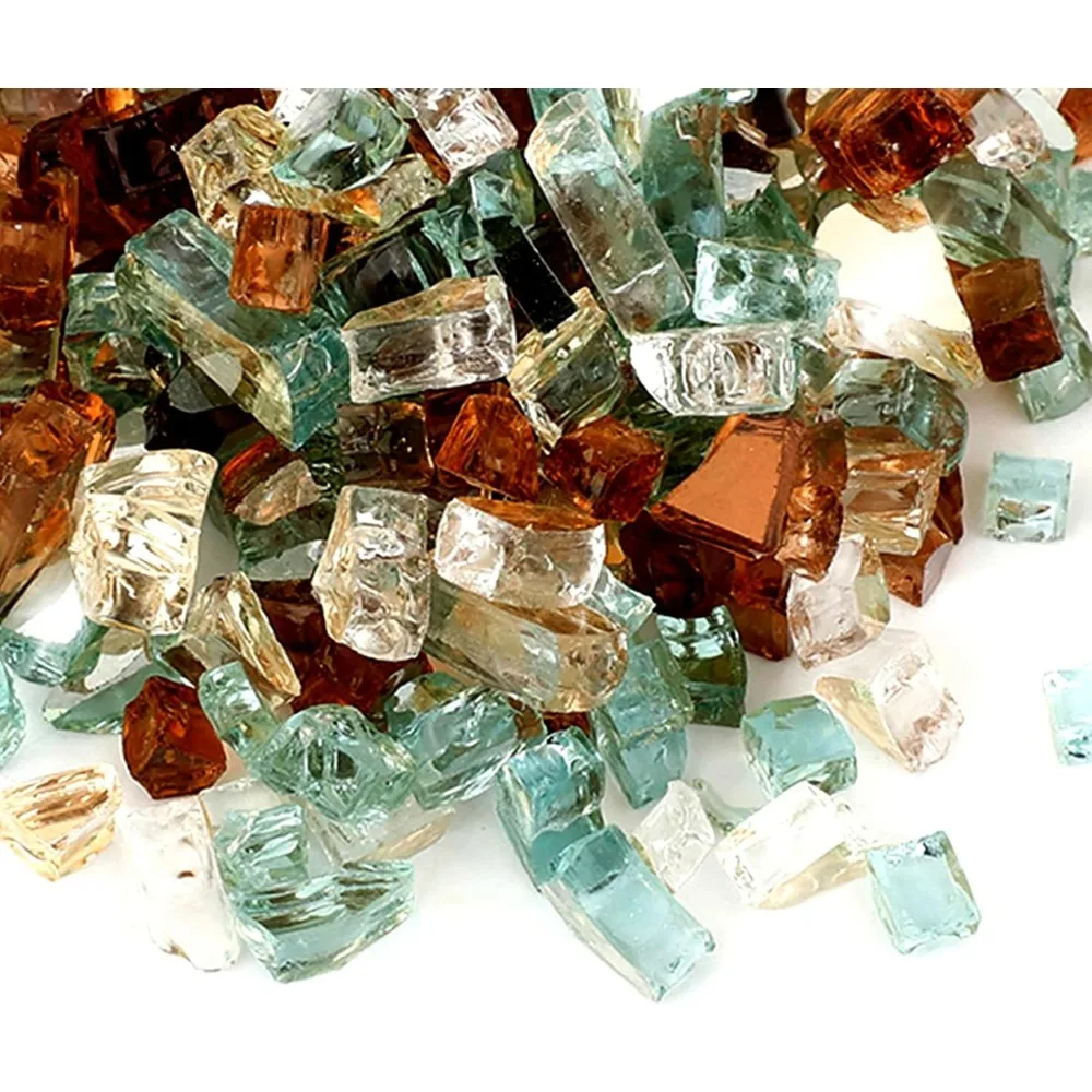 

10lb Hybrid Fire-Resistant Glass - Reflective Tempered Fire-Resistant Glass, Available in Gold, Light Green, and Copper.