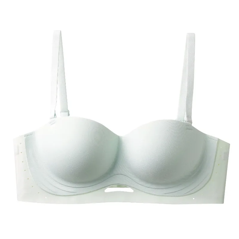 Mais Vendido Sutiã Strapless Feminino Sem Costura Push Up Antiderrapante Sem Aço Invisível Costas Para Vestido Festa S-XL YEMOMO