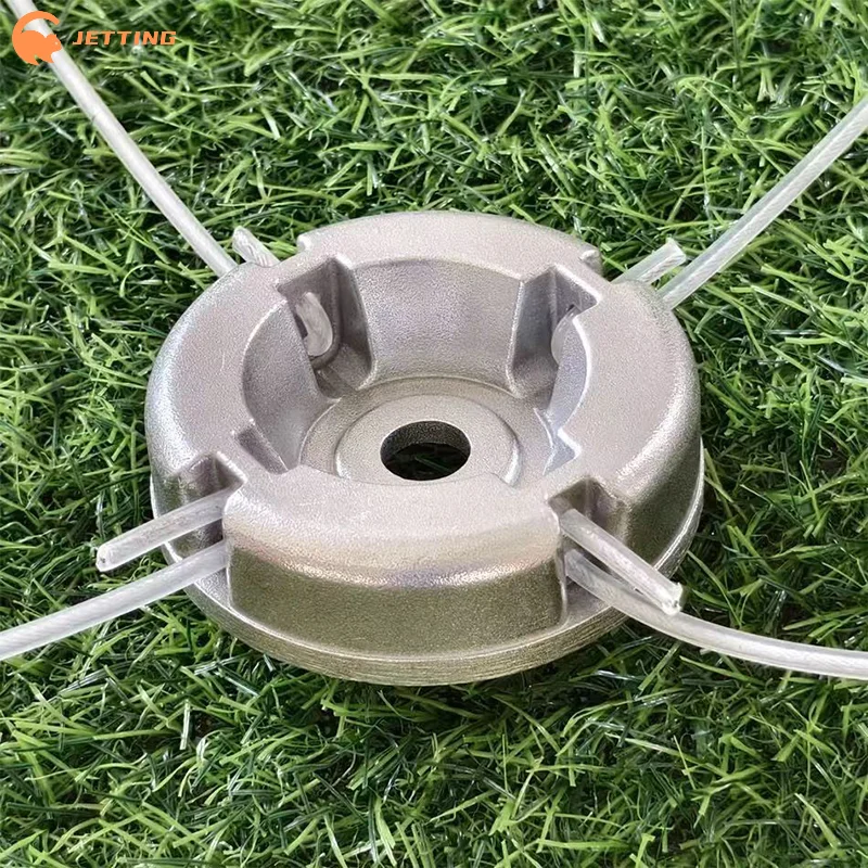 1PCS Aluminum Alloy Lawn Mower Head With Nylon Steel Lawn Mowing Line Lawn Mower Replacement Parts Universal