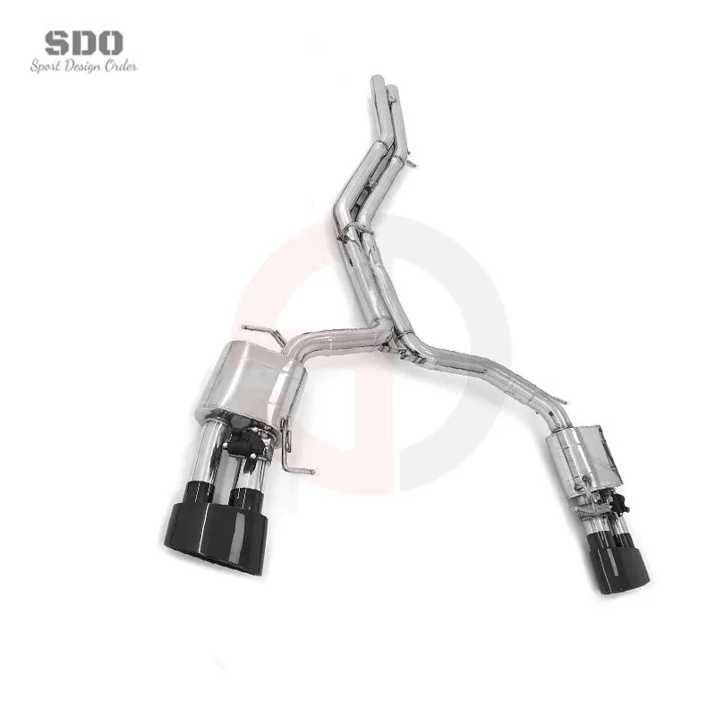 Tuning Catback Exhaust Pipes for  RS6 RS7 V8 4.0T 2019-2025 Racing Exhaust Escape Stainless Steel Pipe Valve Muffler System