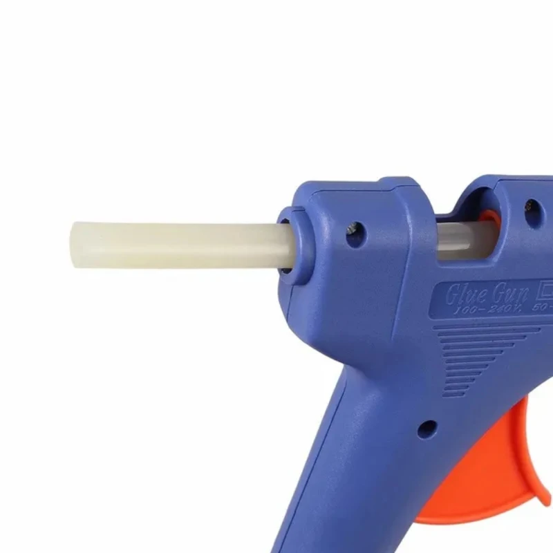 Pistola de pegamento de fusión en caliente de 20W con 5 barras de pegamento de piezas, Mini pistola de pegamento de calentamiento rápido para