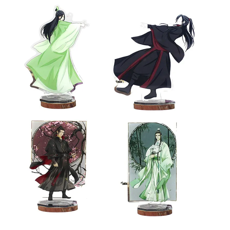 Het Zelfreddende Systeem Van De Schurk Anime Stand Modelplaat Shen Qingqiu Luo Binghe Acryl Stands Teken Sleutelhanger Voor Vrouwen Mannen