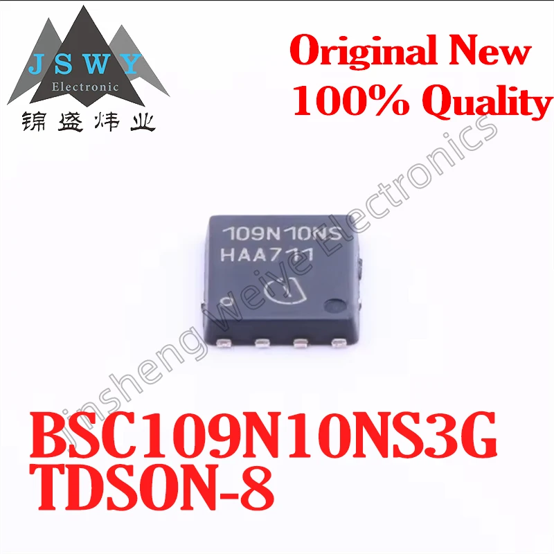 

(10/50pcs) BSC109N10N BSC109N10NS3G TDSON-8 109N10NS/100V63A/N Channel Power MOSFET Chip/New Original Spot Electronics