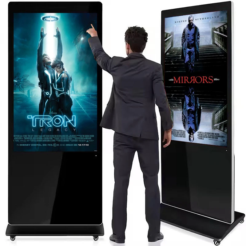 100 Inch Indoor/Outdoor Interactive Touch Screen LCD Advertising Kiosk with SDK Enabled Digital Signage for Shopping Mall