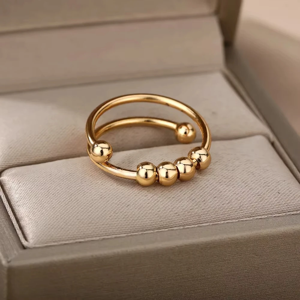 Edelstahl Schlange Ringe Für Frauen Männer Gold Farbe Offene Einstellbare Finger Ring Vintage Gothic Ästhetischen Schmuck anillos mujer
