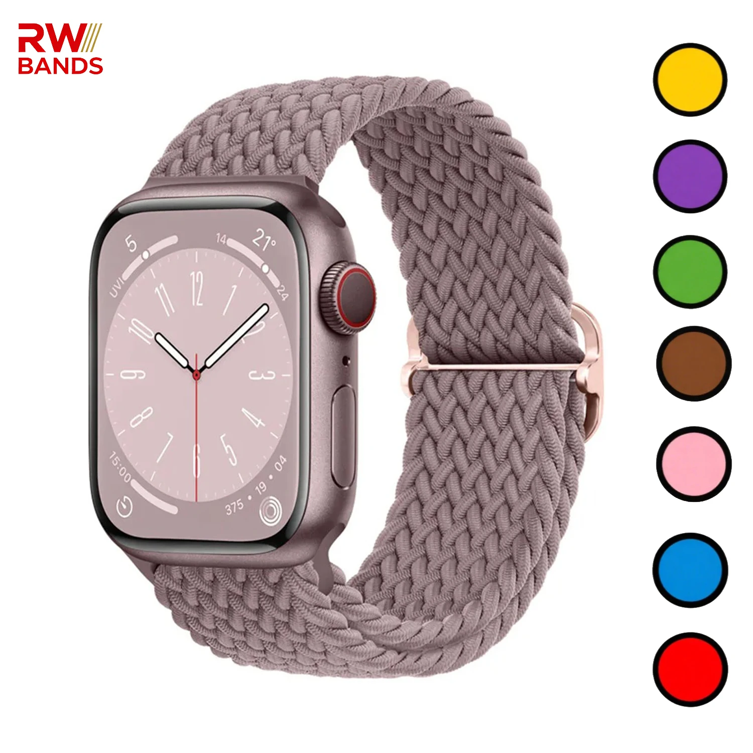 Für Apple Watch Band 44 mm 40 mm 45 mm 42 mm 41 mm 46 mm Correa geflochtenes Schlaufenarmband iWatch Serie 11 10 8 9 SE 5 6 7 Ultra 2/3 Armband