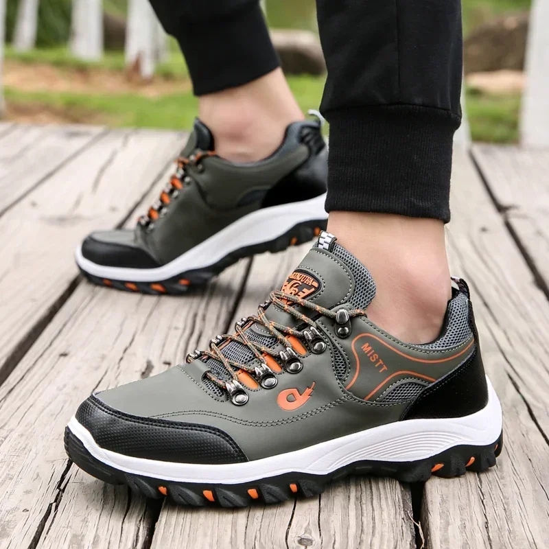 Sepatu Hiking luar ruangan 36-48 Pria Wanita, mendaki gunung, berkemah, lari, sepatu Jogging, sepatu Fashion tahan air Model baru 2024