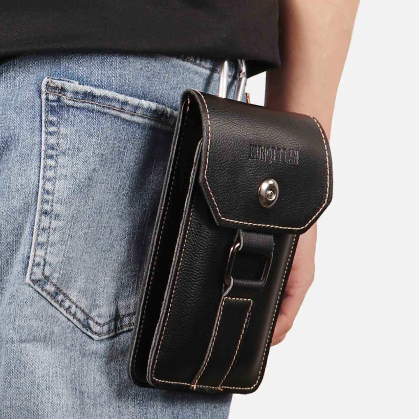 Waist Pack Belt Pouch Men PVC Phone Bag Wallet Purse for Hiking Cycling Travel Fishing Trekking Outdoor