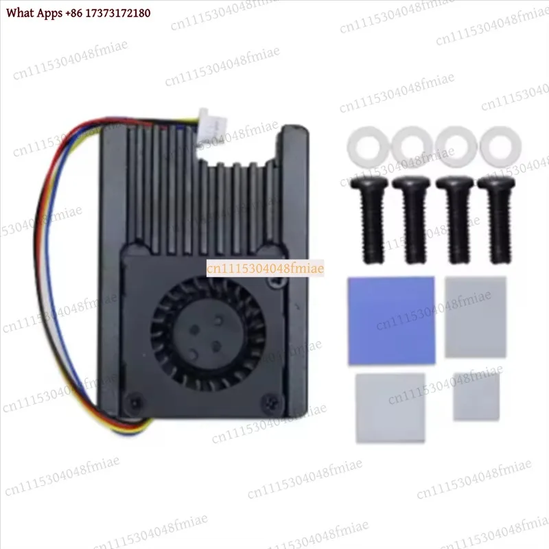 Integrated Cooling Fan For Raspberry Pi CM5, Heatsink With PWM Speed-Regulated Fan, Heat Dissipation Accessory