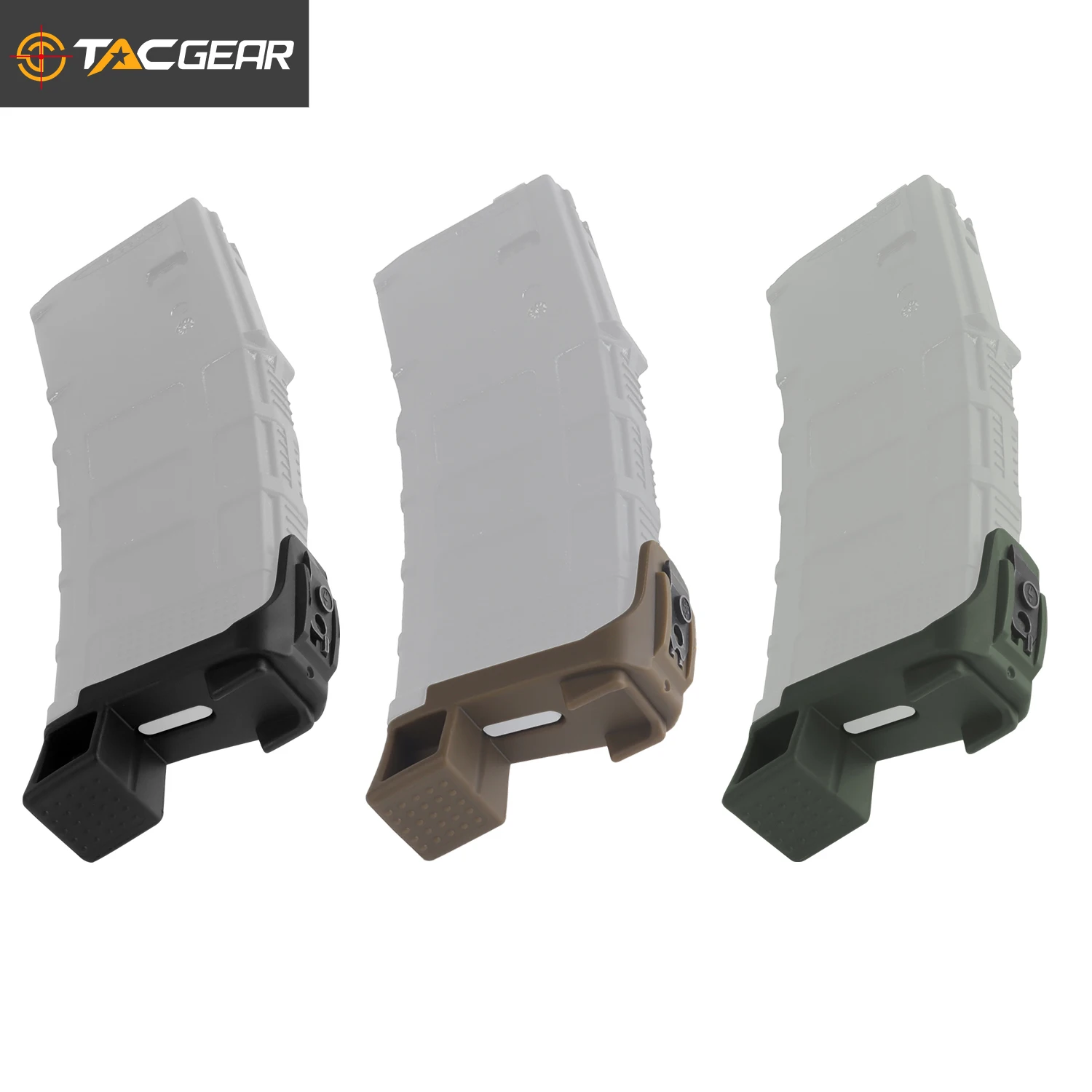 

TACGEAR Airsoft GBB PMAG Base Quick Pull Prone Support Magazine Bottom Cover With 2PCS tools adjustment PEQ Red Dot Sight Scope