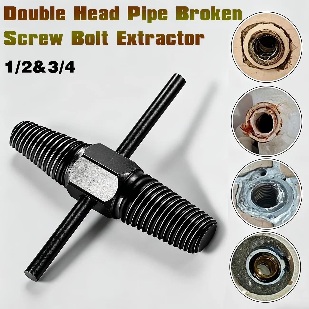 1 Set Pipe Repair Tool Kit: 1/2