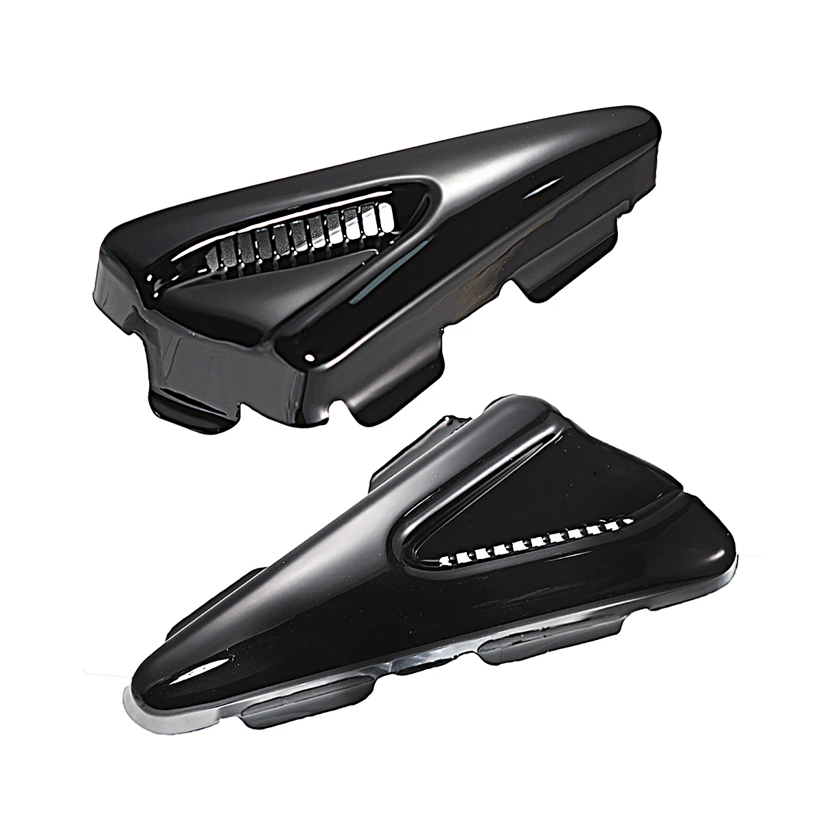 Black Tank Side Frame Deflctor Covers For Harley V-Rod V Rod Night Rod Muscl Vrscdx Vrsc 2012-2017