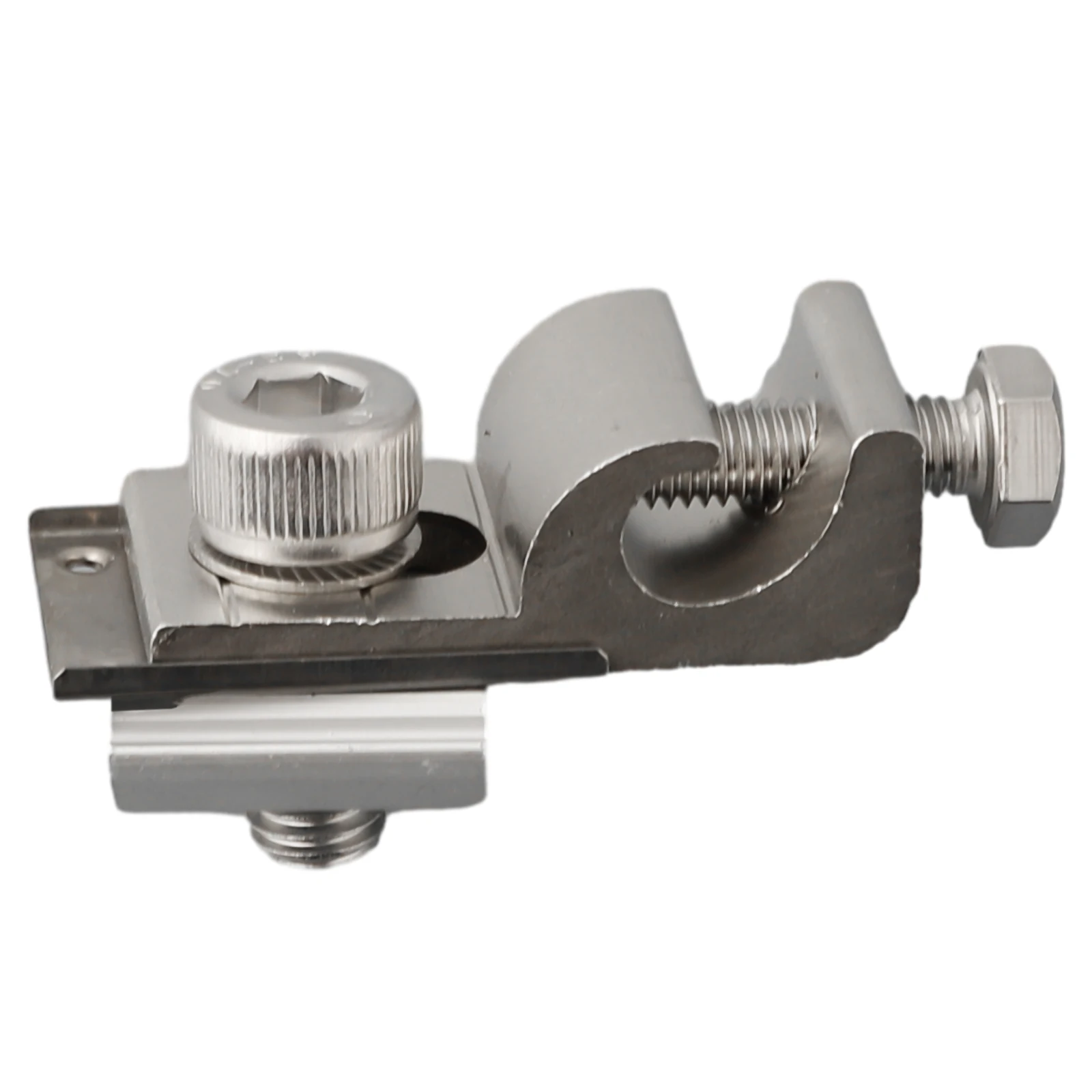 4 قطعة لوحة طاقة شمسية الأرض التأريض العروة الضوئية تصاعد قوس المشابك الألومنيوم لوحة طاقة شمسية التأريض كليب #1