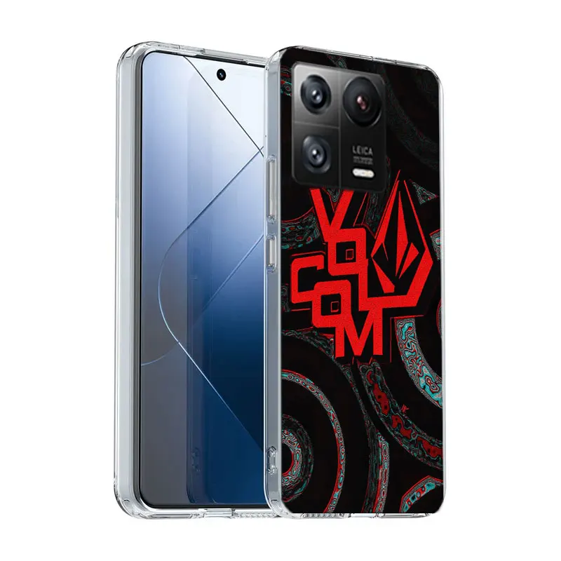 Volcom Logo Cases Phone For Xiaomi Poco F7 14 11 Ultra 13 15 Pro Mi 12T 12X 11i 12 10 9 8 Lite 11T 10T 9T Pro CC9 Soft Cover view 3