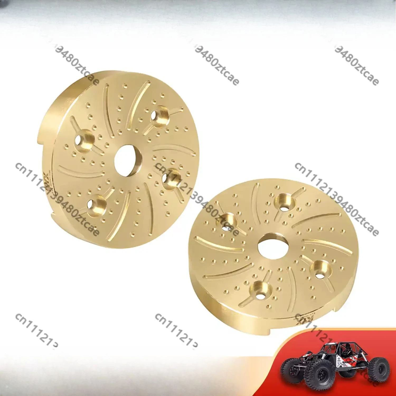 1/8 RC Off-Road Crawler 2.2 Size Copper Counterweight Block For Axle DIY Chassis Weight Upgrade Parts