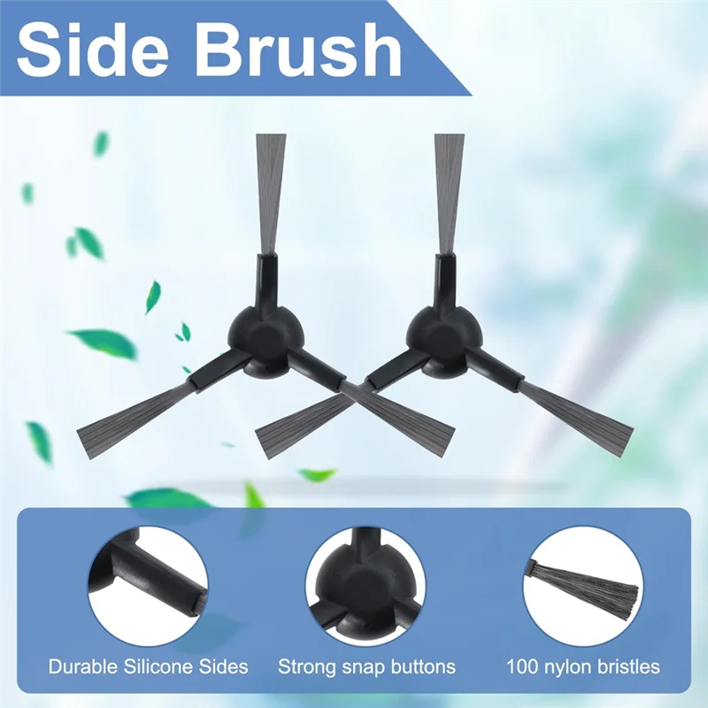 Kit d'accessoires pour aspirateur Robot Xiaomi X20 Max / X20 Pro, brosse principale, filtres HEPA, vadrouilles, sacs à poussière, brosses latérales