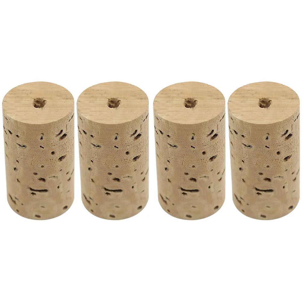 4 Pcs Flute Cork Replacement Small Music Instruments Kit Repair Accessories Corks Natural Gift
