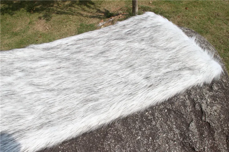 High-grade Plush dyed hair faux plush fur fabric for winter coat vest Fur collar 170*50cm plush fur tissu telas