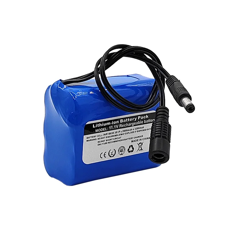 12V Lithium battery pack Large capacity rechargeable audio monitoring solar cell 12v energy storage power supply custom cell