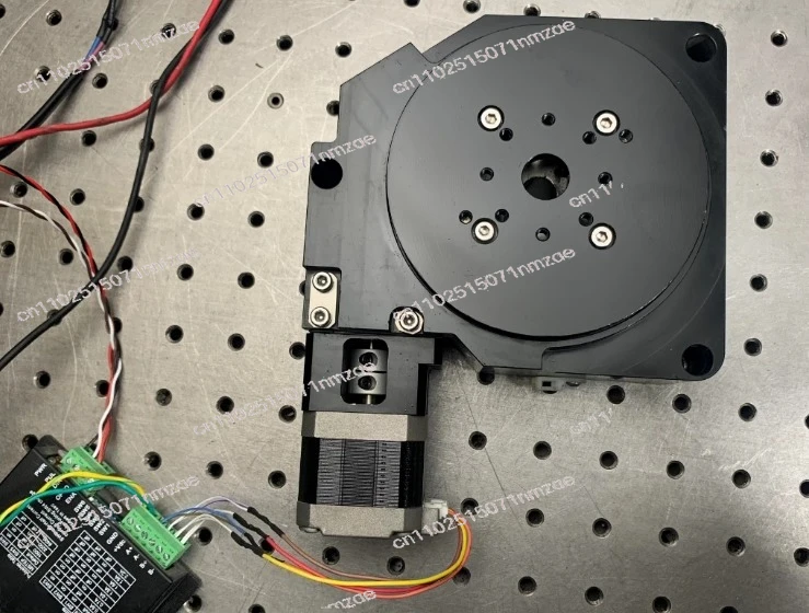 CNC Dividing Head 42 Stepper Motor Rotary Table 100mm Table High Precision R Axis Worm Gear Rotary Stage