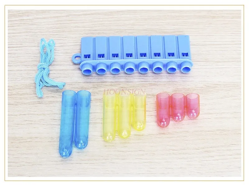 Children's science and technology small production of homemade pan flute diy invention of acoustic science experiment harmonica