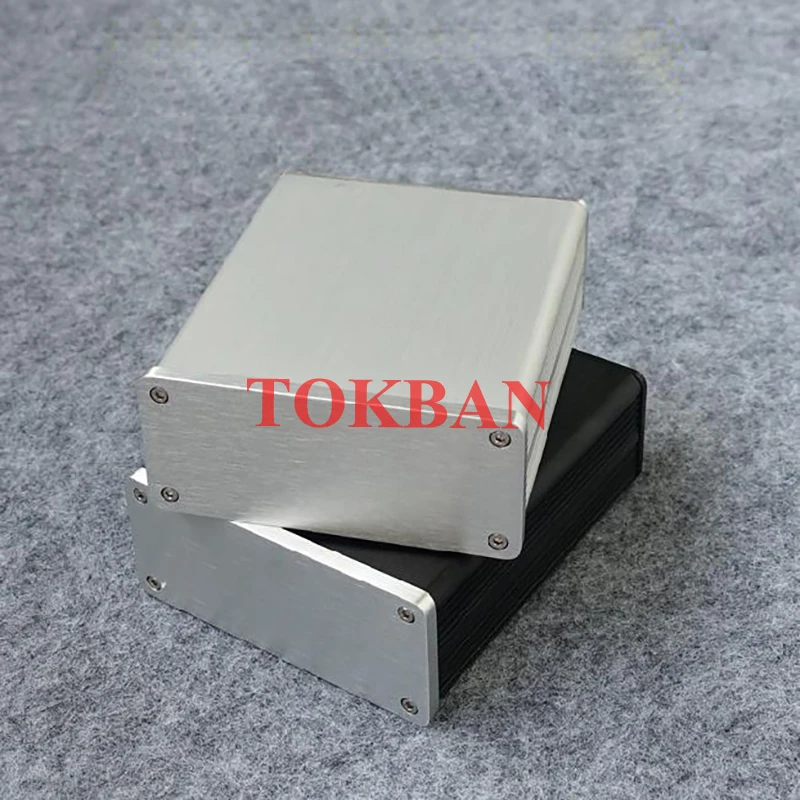 Tokban Audio 1539 116*50*139mm Aluminum Mini Power Amplifier Chassis Enclosure DIy Headphone Amp Case Shell