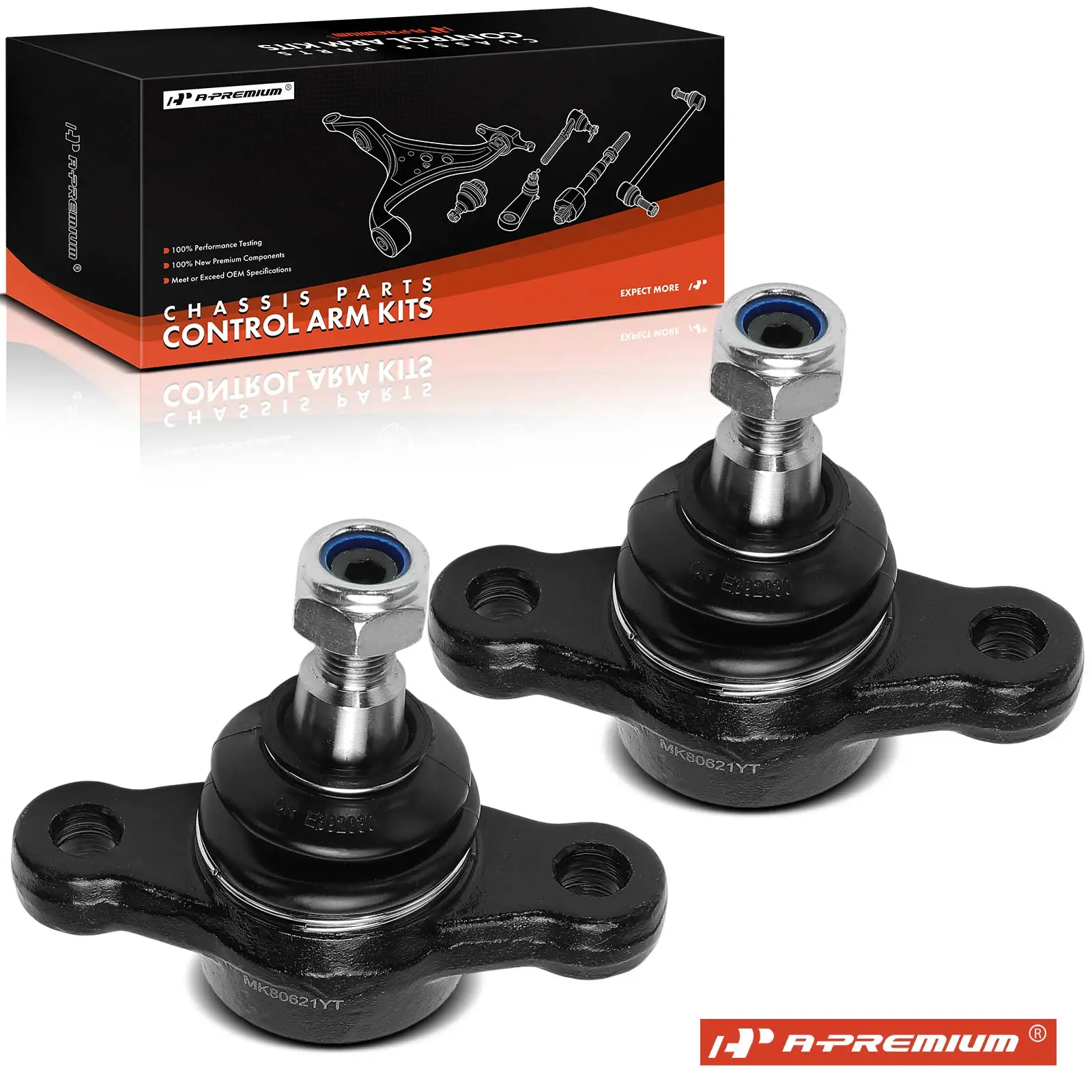 A-Premium 2x Front Lower Ball Joint for Hyundai Sonata 1998-2005 XG300 2001 XG350 Kia Optima Magentis 2001-2006 Amanti 2004-2006