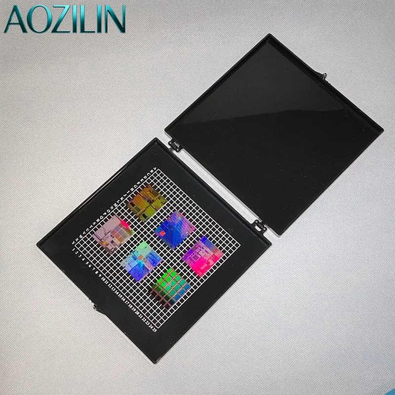 AOZILIN Silicon Wafer Bare Chip IC Chip Lithography Wafer for Education and Science Demonstration
