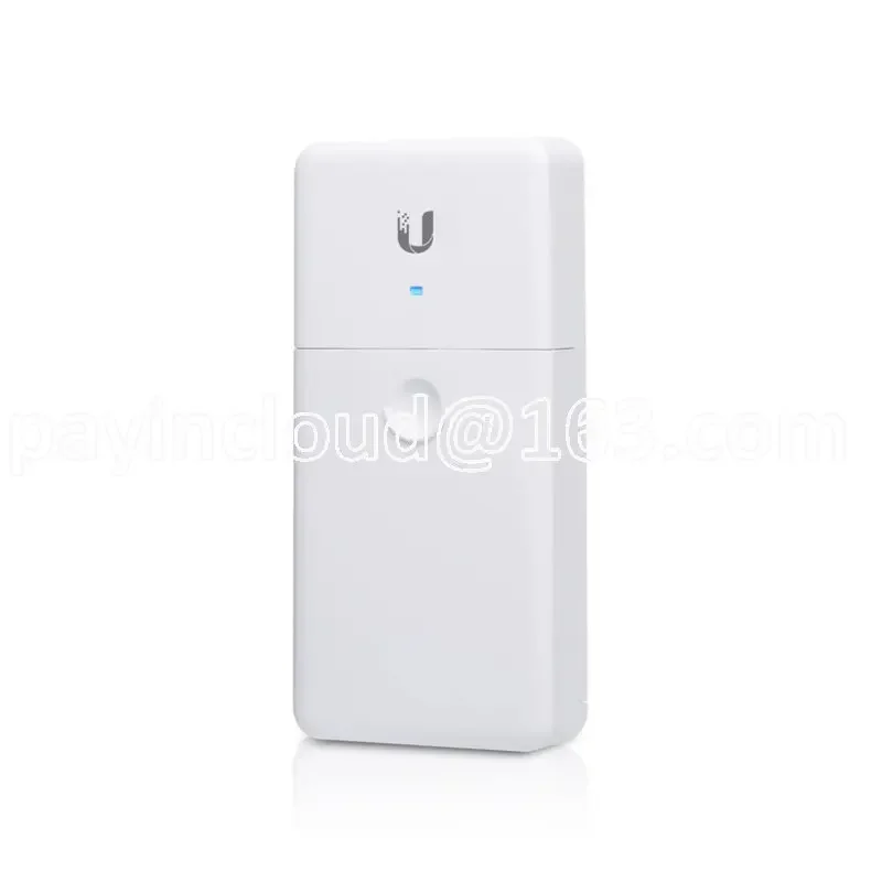 DC power UBIQUITI F-POE-G2 optical data transmission of outdoor POE equipment, FiberPoE connection to remote POE equipment