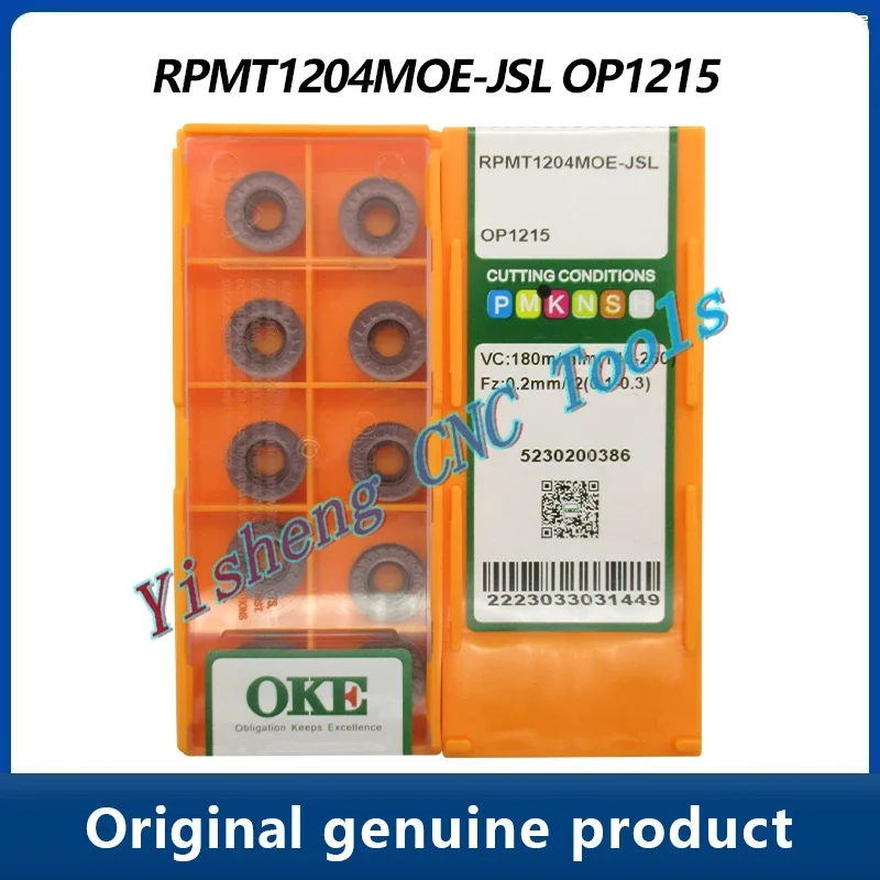 

RPMT10T3MOE-JSL RPMT1204MOE-JSL OP1215 OP1315 OP2202 Milling Cutter CNC Insert RPMT 10T3MOE 1204MOE Turning Tools