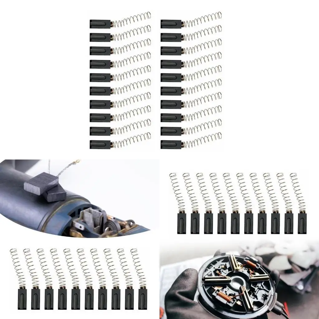 

F92F 20PCS Carbon Brushes Replacement Brush Industrial Welding Tool for Welding Use