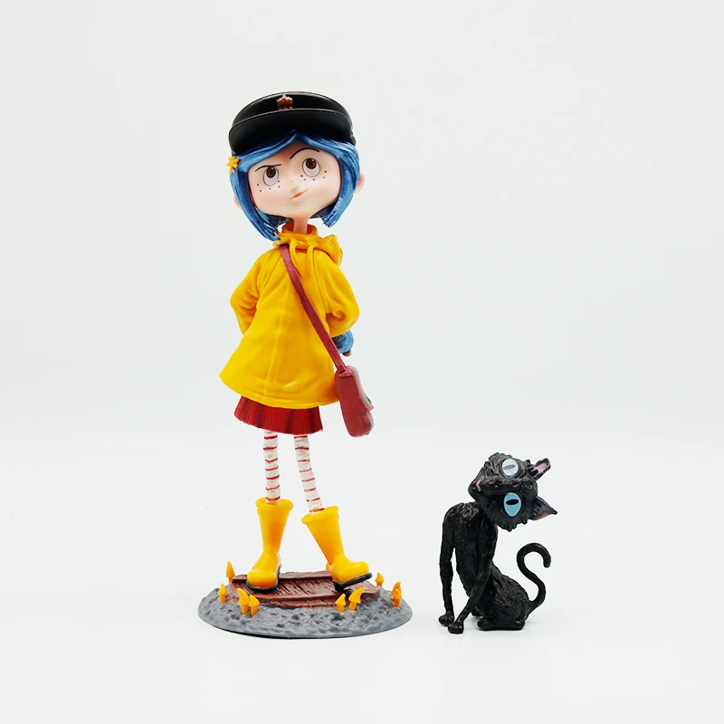20cm Coraline Figur Coraline & The Secret Door Figuren Wybie Actionfigur PVC-Statue Modellpuppe Dekoration Spielzeug Geburtstagsgeschenk