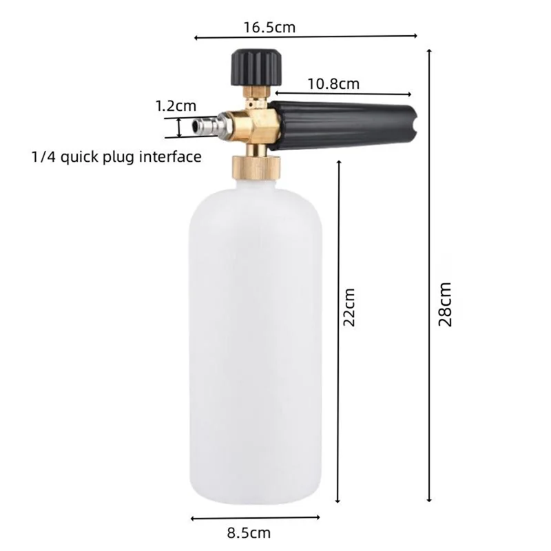 أداة غسالة الضغط العالي AAAF، أداة غسيل السيارات مع 7 فوهات لتنظيف الحديقة وأدوات غسيل السيارات #6