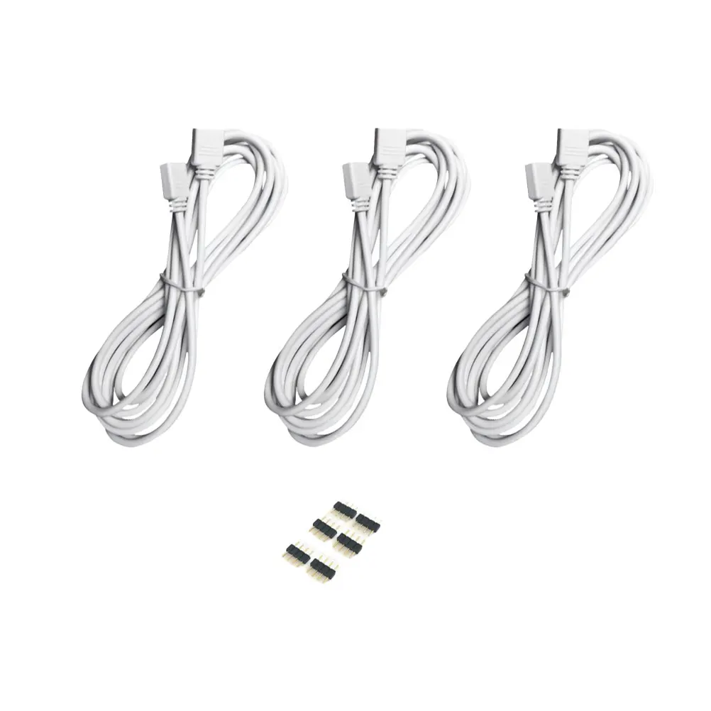 

9 Pcs LED Strip Extension Cable High Quality Plastic Insulation RGB Light Cord Perfect for LED Strips Connection
