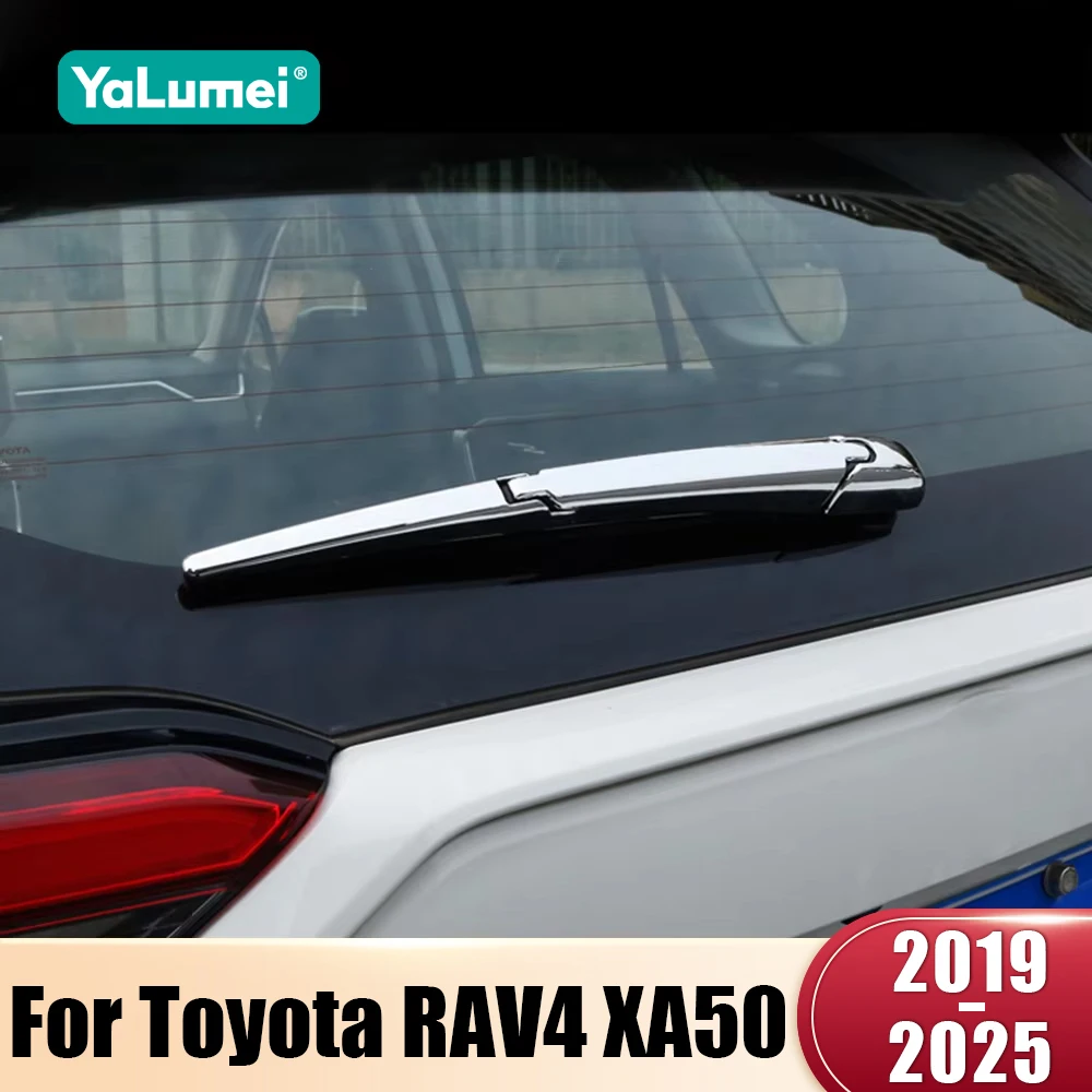 Für Toyota RAV4 XA50 2019 2020 2021 2022 2023 2024 2025 Hybrid Auto Heckscheibenwischer Dekorative Abdeckung Zierleisten Zubehör