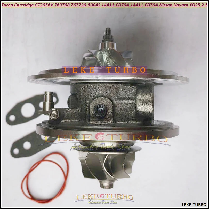 Turbo Cartridge CHRA Core GT2056V 767720-0004 14411-EB70C 767720 769708 For NISSAN Navara D40 Pathfinder R51 YD25 YD25DDTi 2.5L