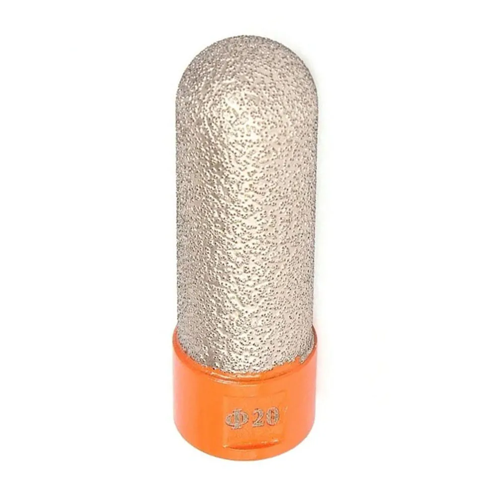 

1pc Grinding Head For M14 Thread Vacuum Brazed Finger Bits Ball End Mill For Angle Grinder Accessories