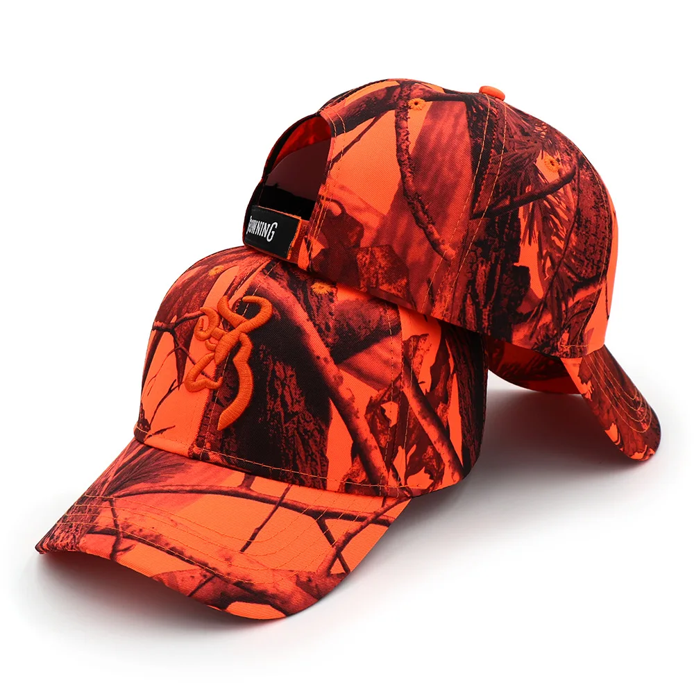 New High Quality Embroidery Camouflage Baseball Cap Men Women Outdoor Sports Jungle Hunting Hiking Fishing Adult Fashion Sun Hat