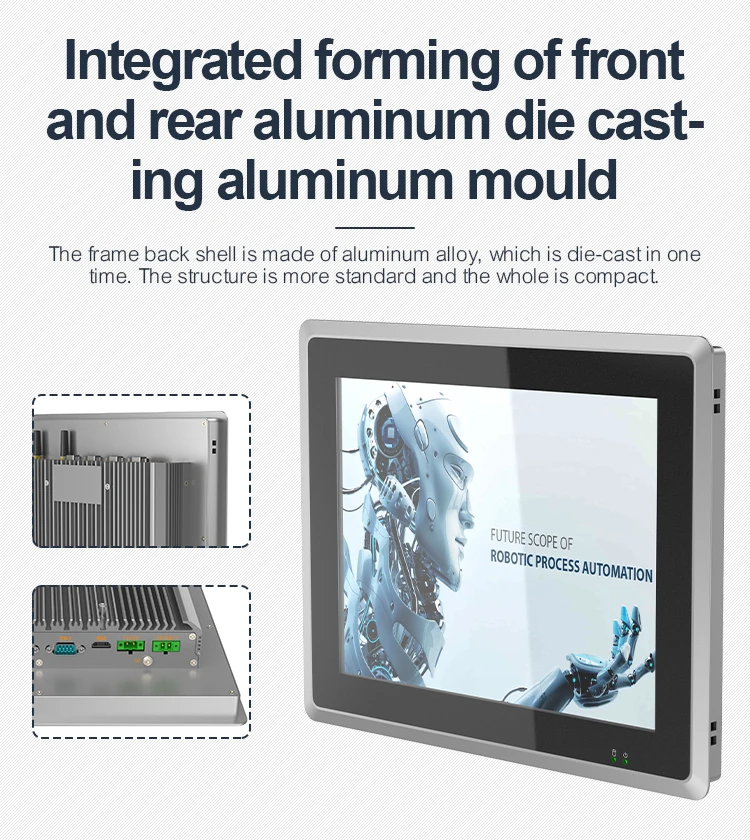 PANEL PC  19Inch BIS IP65 Waterproof Touch Screen Full Aluminum Industrial Panel PC