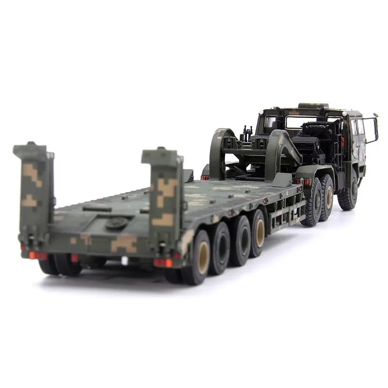 UNISTAR 1/72 Schaal China Tai 'an TA4360 Zware Apparatuur Transport Trailer Simulatie Legering Model Statische Display Collectible Gift