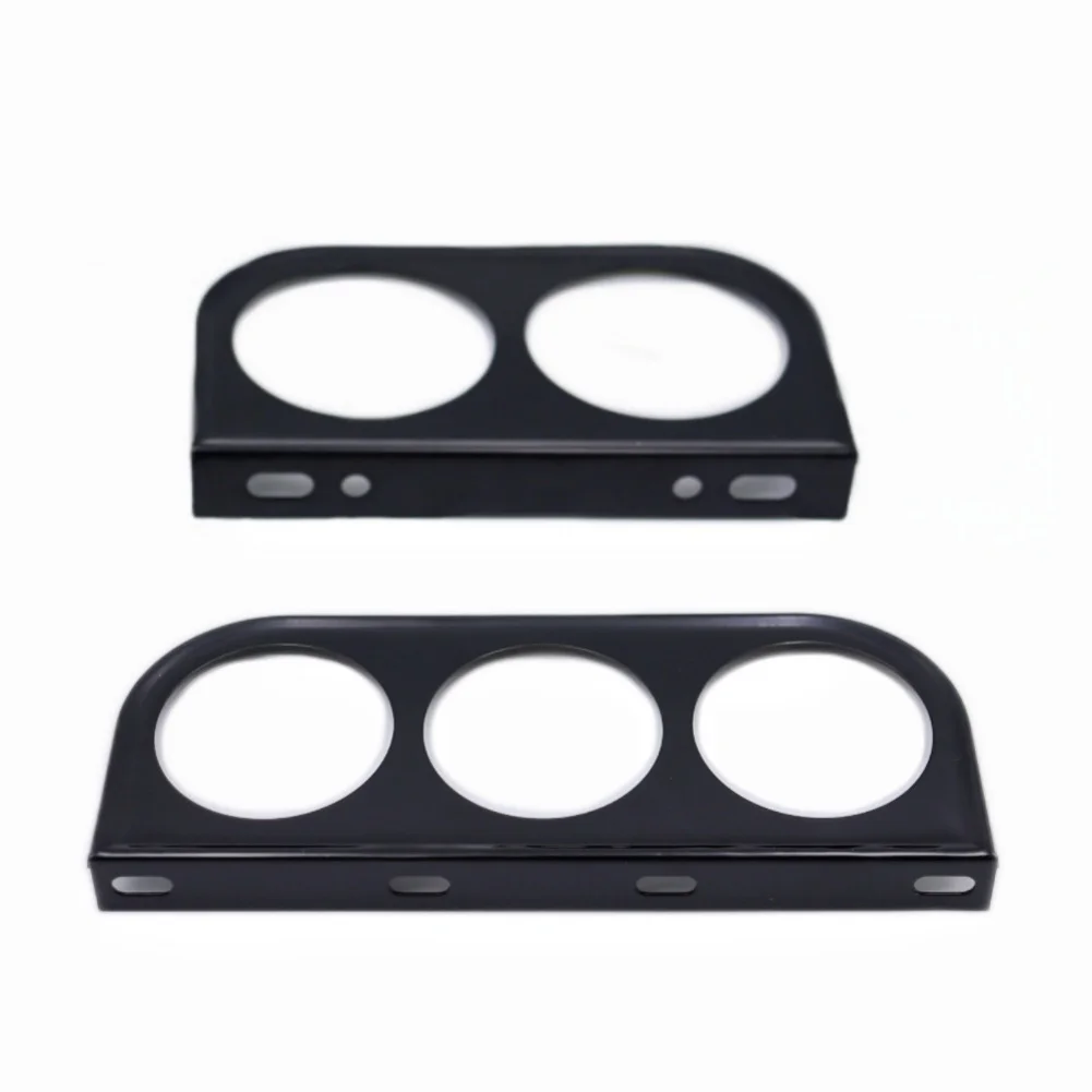 52MM Instrument Mount for Vehicle Dashboard with Iron Housing and Options for Single Double or Triple Hole Setup