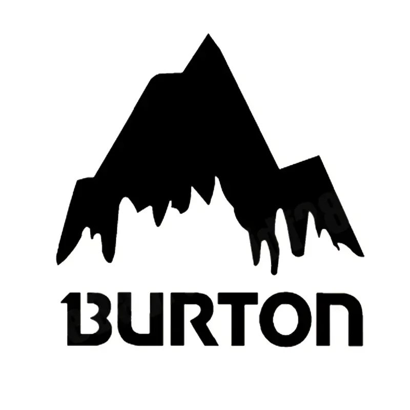 

Car Stickers High Quality Burton Mountain Ski Snowboard Vinyl Funny Car Window Bumper Novelty Waterproof Sunscreen PVC 15cm*15cm
