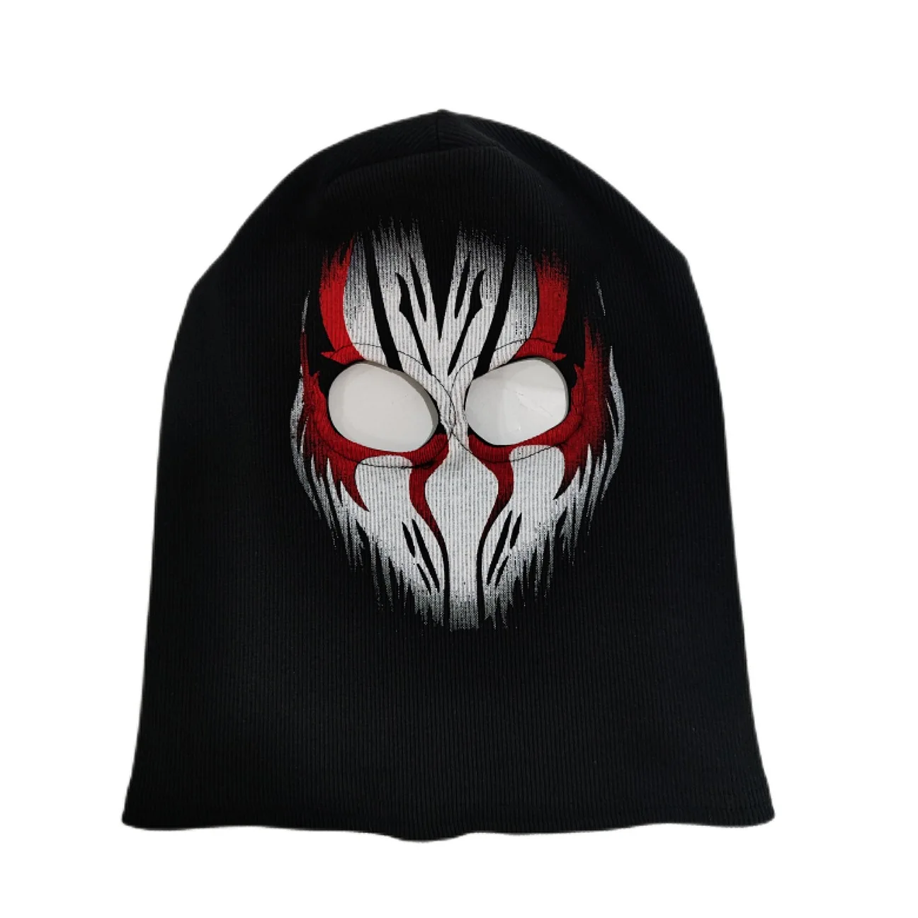 Sturmhaube Gesichts maske für Männer Frauen Voll gesichts maske Kapuze taktische Schnee Motorrad Radfahren Laufen gestrickte Mütze Pullover – Detail 4