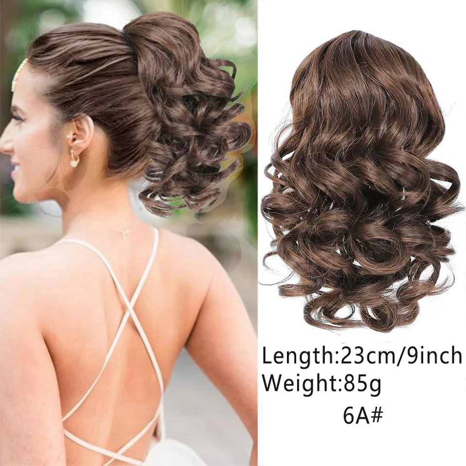 Synthetic 9-Inch Short Drawstring Ponytail for Women